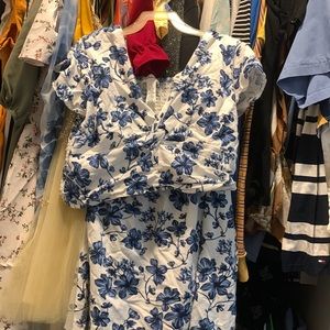 2 piece floral set
